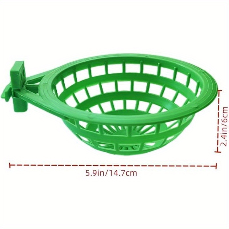 6pcs Bird Nests Plastic Hollow Hanging Cage Eggs Hatching Tool Bird