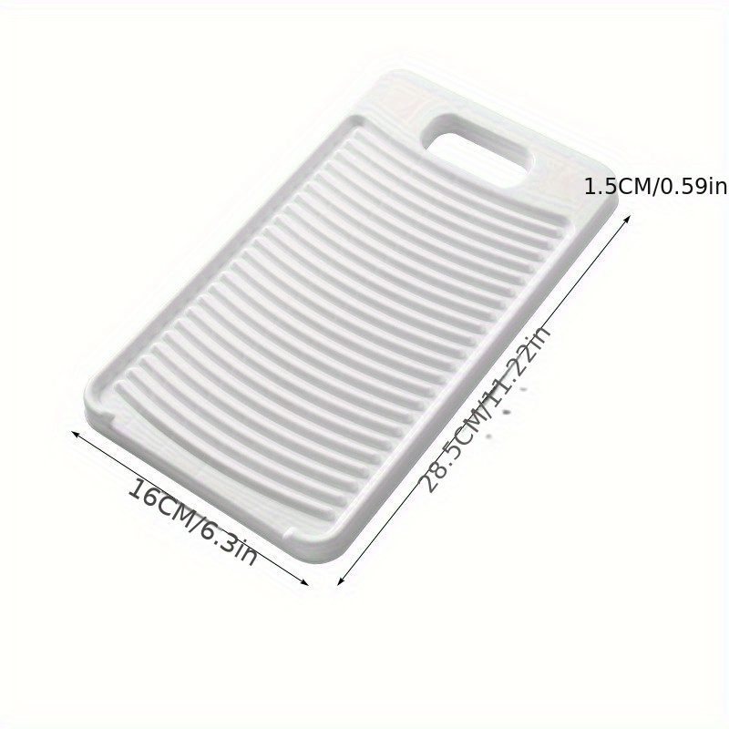1pc, Laundry Board, Washboard, Household New Thickened Dropout Board, Clothes Scrubbing Tool, Wiping Board, Sock Washing Tool, Clothes Scrubbing Board