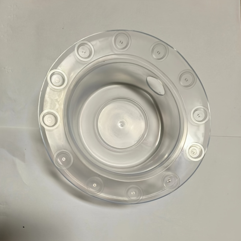 TEMU 1pc Couvercle de Drain de Surverse de Baignoire Anti-Fuite - Ventouse Puissante, Plastique Durable, Installation Facile, Empêche les Dommages
