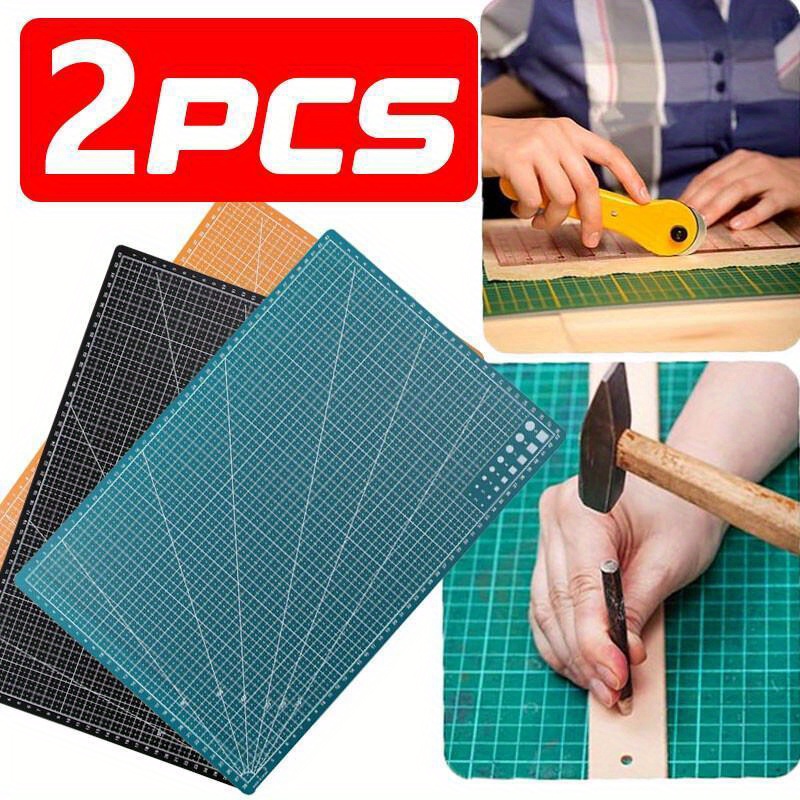 

1pc/2pcs A3 Cutting Pad, Cutting Mats For Crafts, For Single Sided Craft Cutting Board, Diy Craft Board, Craft, Teaching, Sewing, Patchwork, Crochet And Knitting
