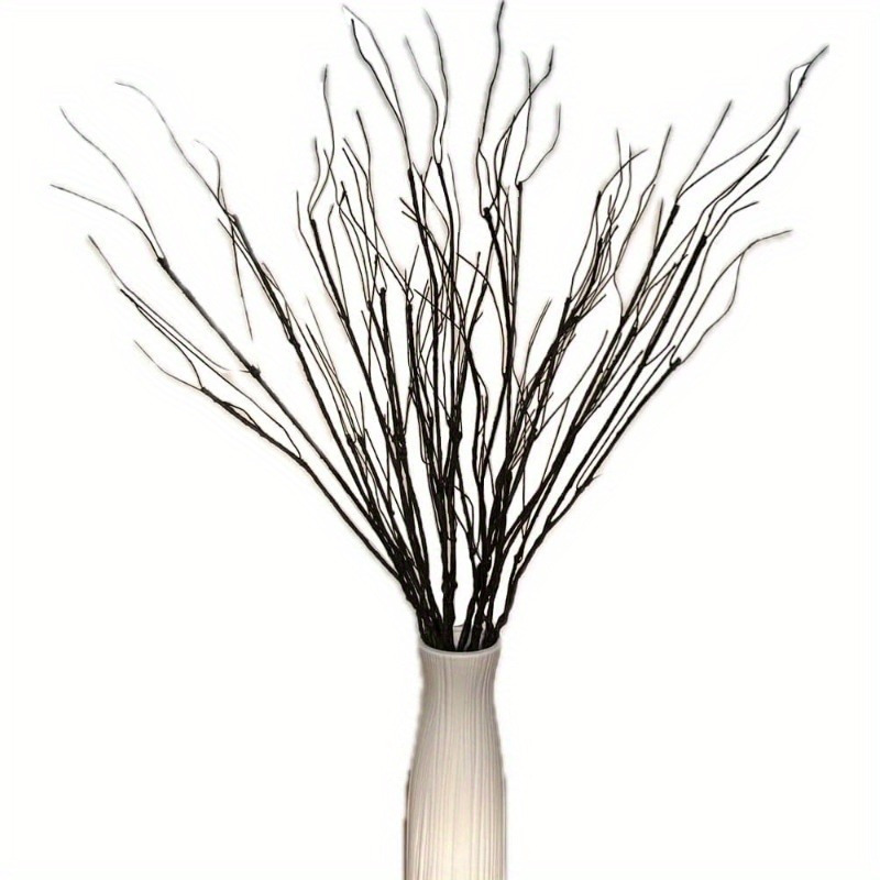 

3-piece Flexible Artificial Willow Twigs, 29.5" - Perfect For Diy Vases & Home Decor, Ideal For Weddings, Office, And Classroom