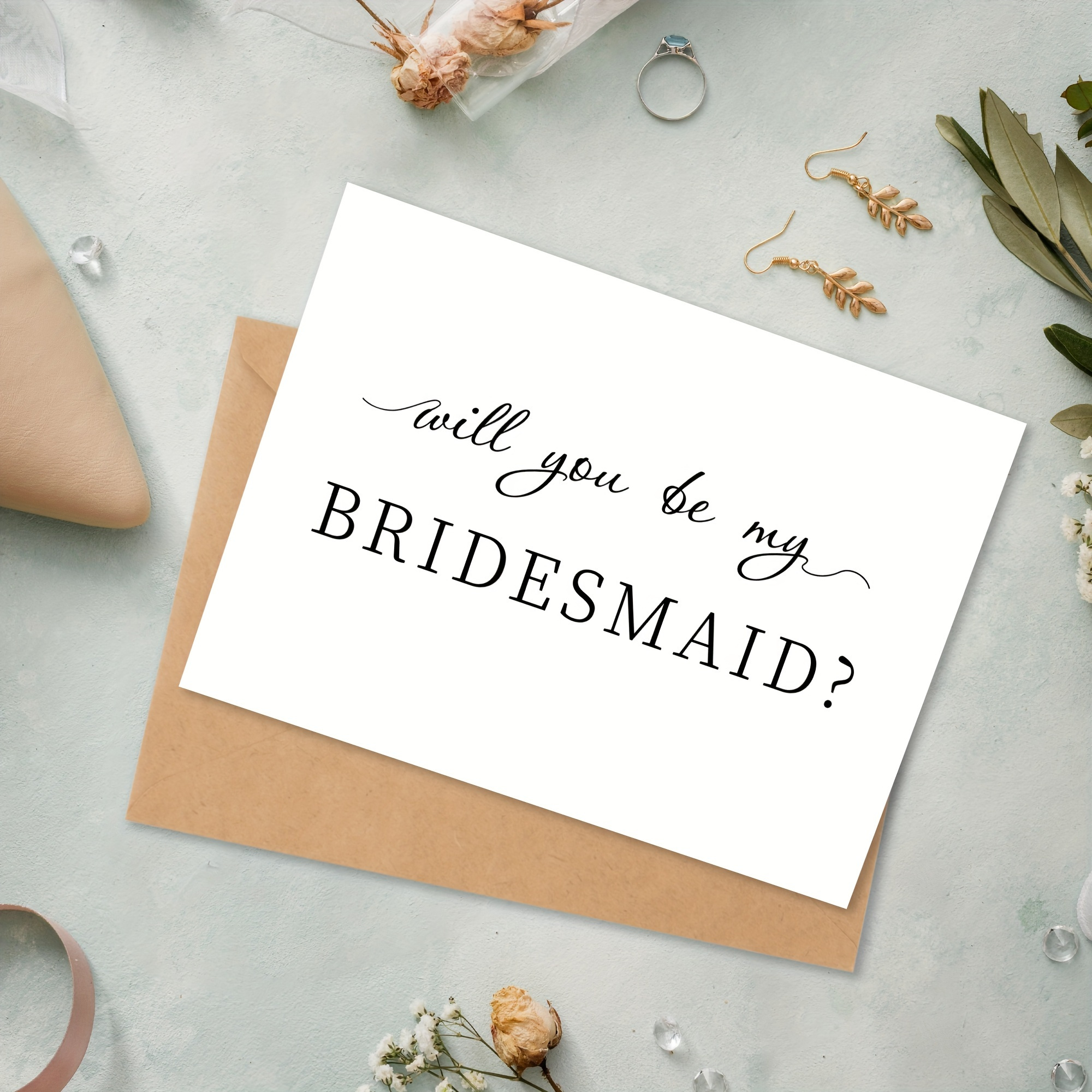 

Bridesmaid Proposal Card - Anniversaries & Everyday Office Use