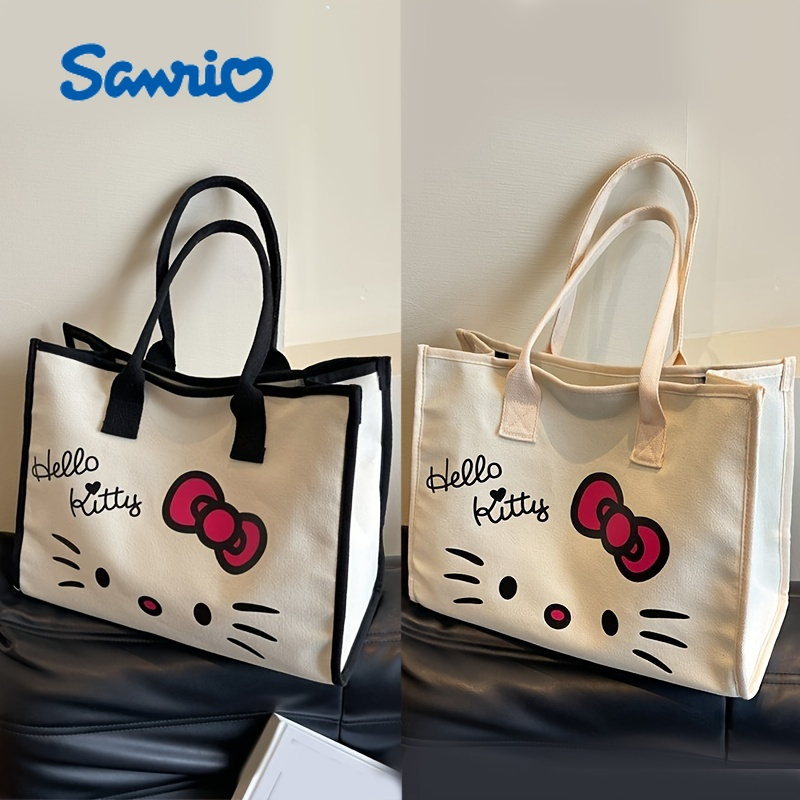 

Hello Kitty Tote Bag, Durable & Stylish, Cute Shoulder Handbag For School, Work, Travel