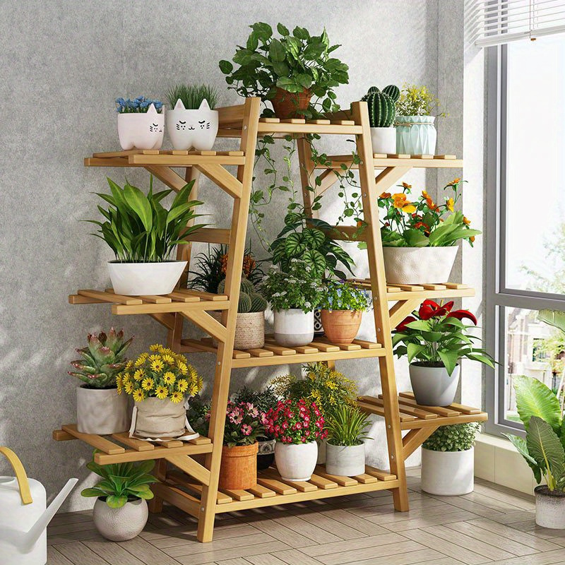 Plant Stand Indoor Plant Stands Wood Outdoor Tiered Plant Shelf store