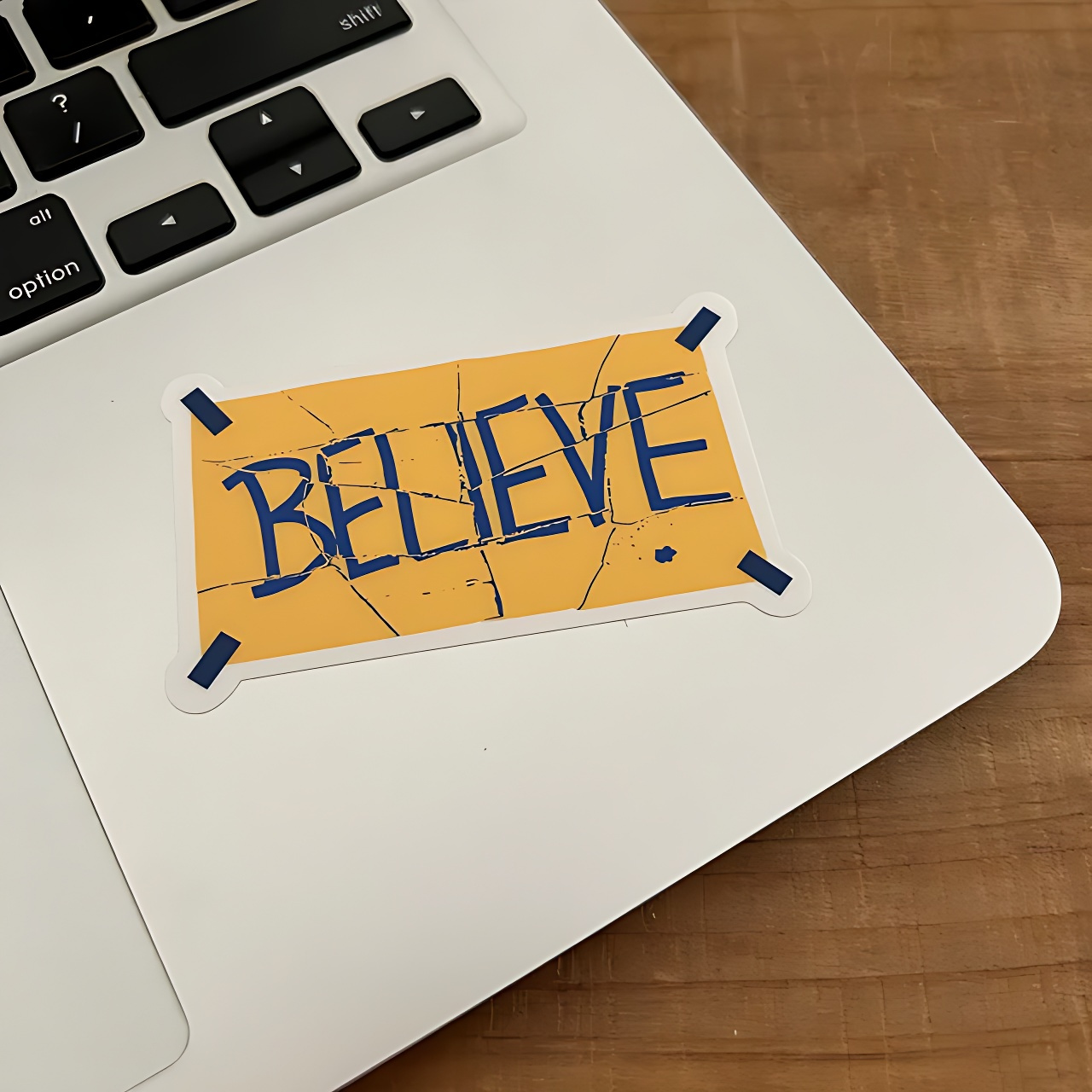 

Believe! 3" Inspirational Lasso Vinyl Sticker - Durable & Weatherproof Decal For Laptops, Water Bottles, Phones & More | Empower Your Gear With Positivity