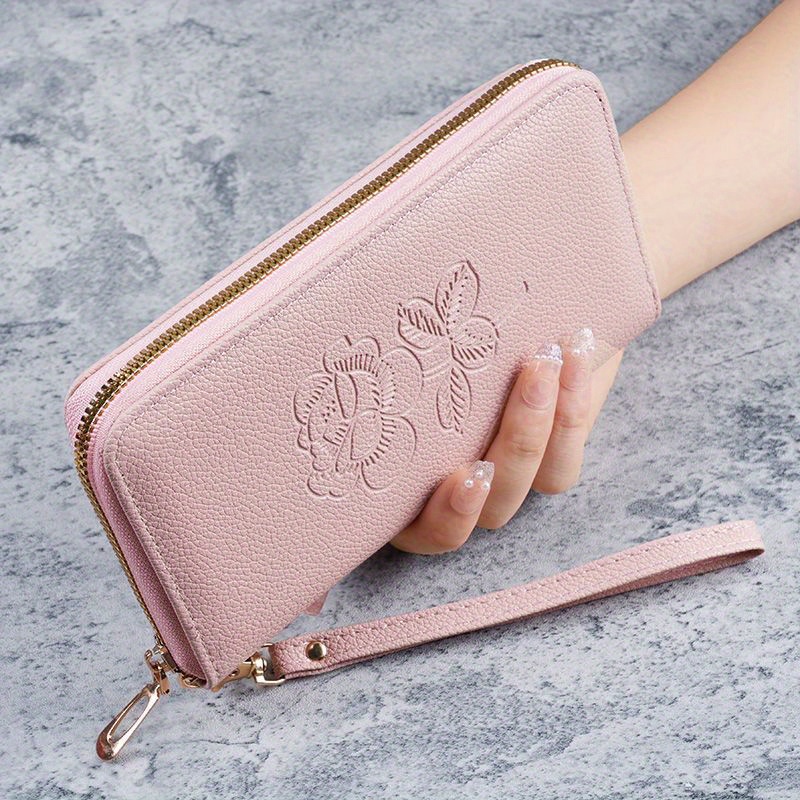 Women's Wallet Card Holder - Small PU Leather Coin Purse & Clutch Handbag (Style A)