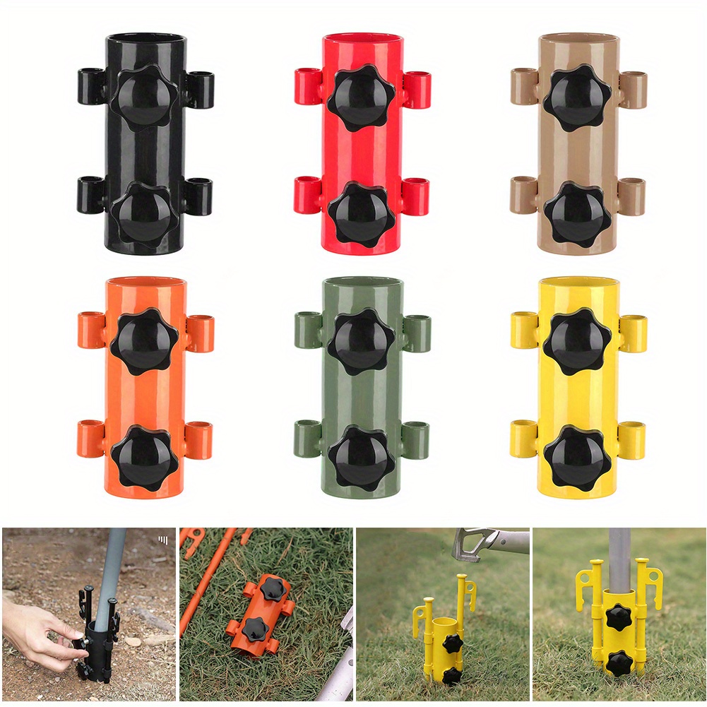 

Awning Rod Holder, Adjustable Outdoor Camping Canopy Fixed Tube Tent Accessories