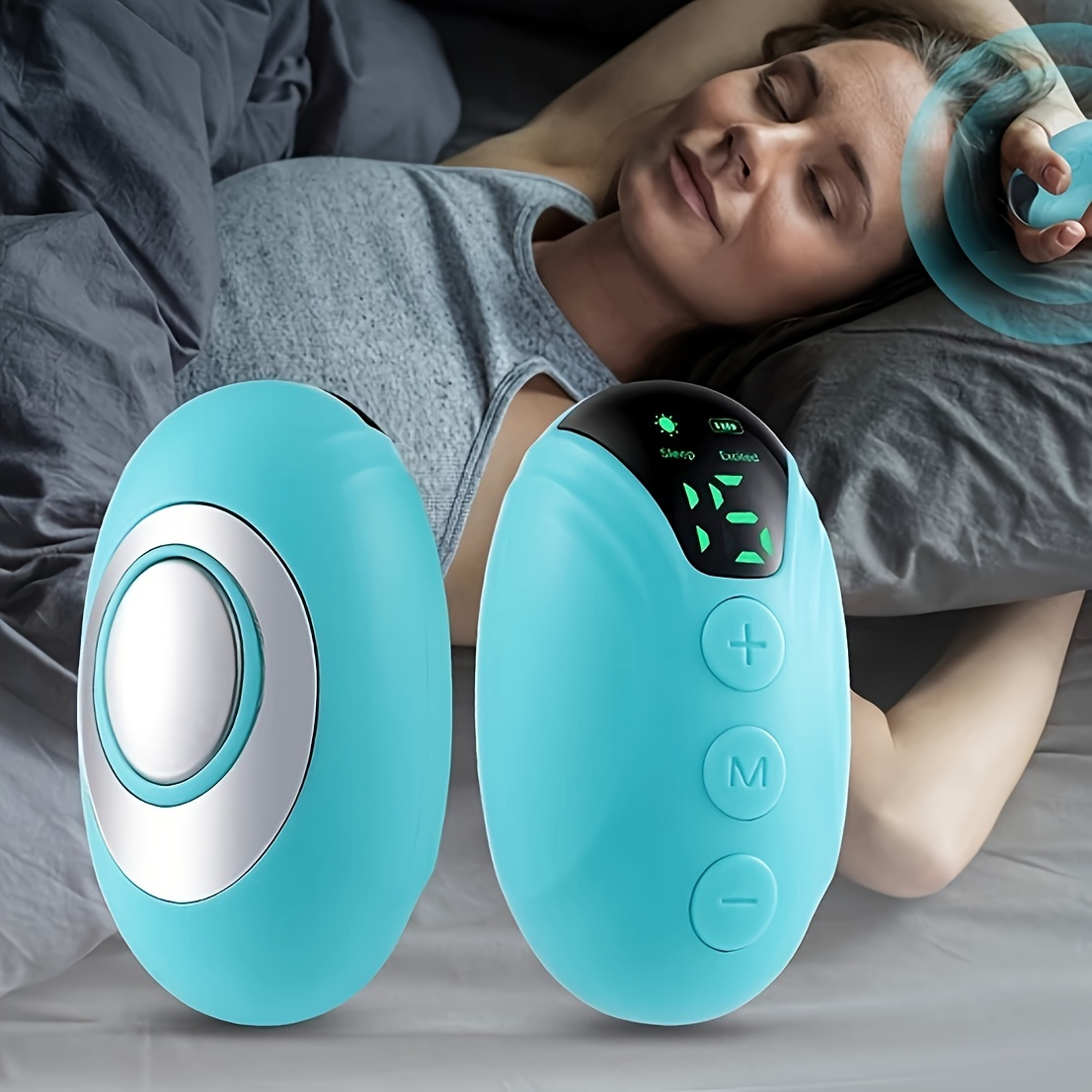 

Handheld Device, 15 Adjustable Gears, Usb Rechargeable, Portable Sleep Instrument, Gifts For Women Men Family