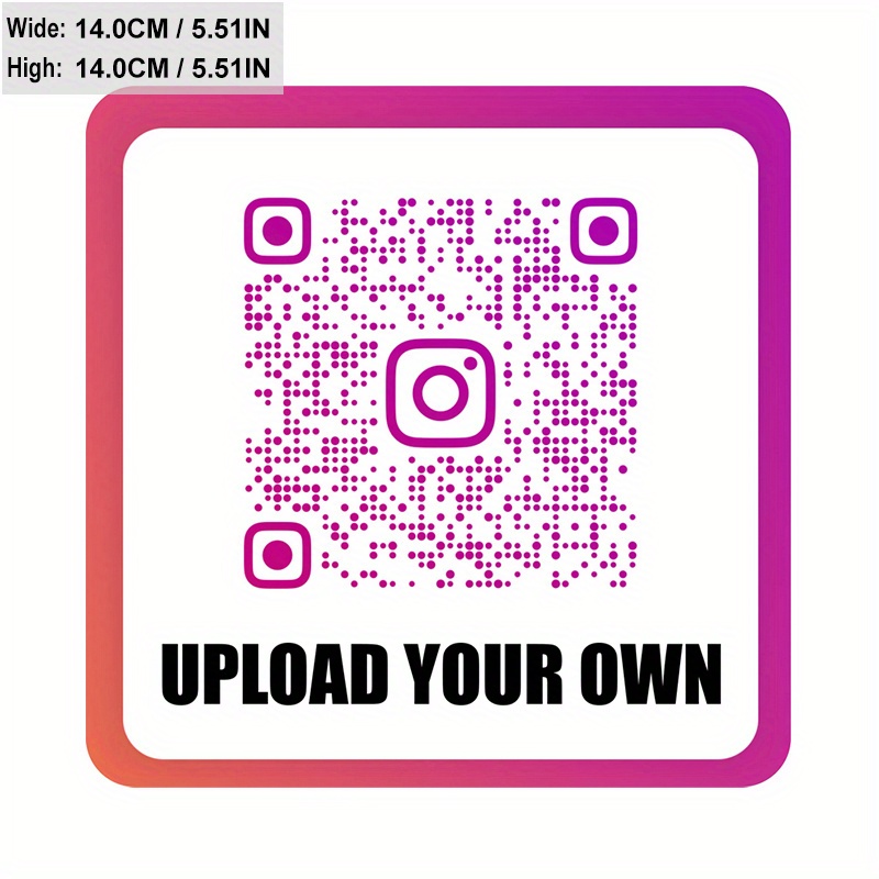 

Personalized Instagram Decals Qr