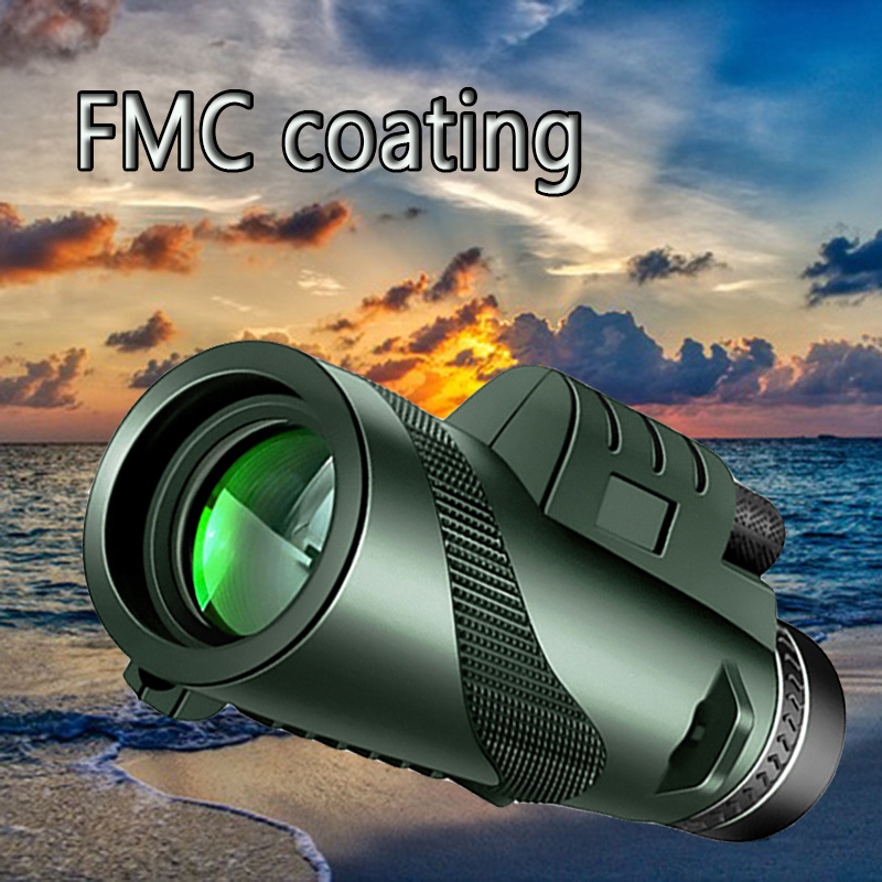 

1080p Hd Zoom Powerful Monocular Telescope, 10x42 Compact Portable Long Range Monocular, High-power Focus Monocular With Tripod Phone Clip For Camping, Mountaineering, Cycling, Hiking
