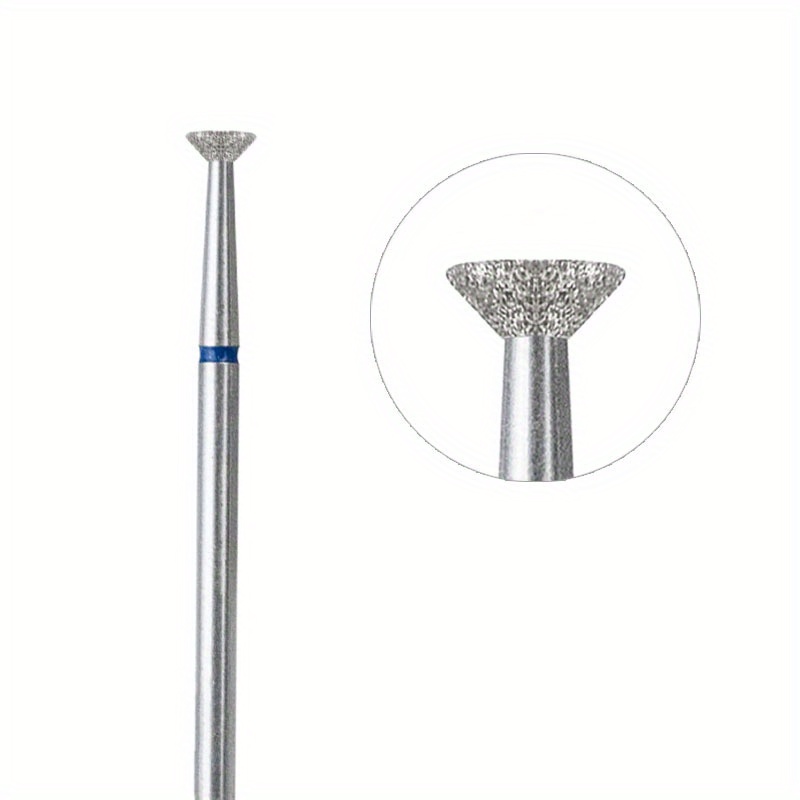Image of Single Piece Carbide Nail Drill Bit Designed For Precise Cuticle Trimming, Removal, And Material - Rotary Burrs Suitable For Electric Manicure And Pedicure Equipment