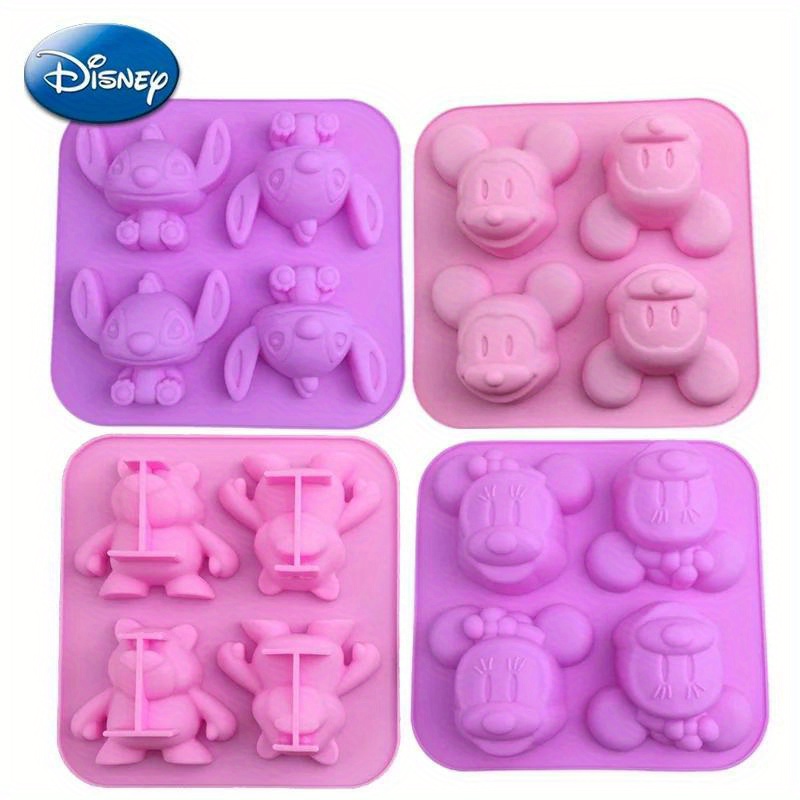 

1pc Disney Stitch Mickey Chocolate Mould Cartoon Candy Mousse Biscuit Cake Mold Food Grade Cookie Cutter Reusable Party Baking Tool