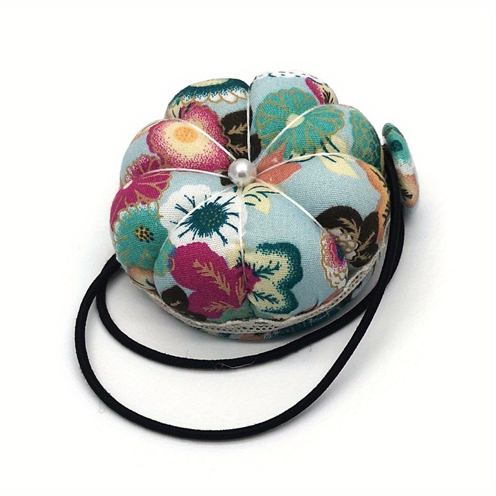 TEMU Cuscino per Ago Indossabile a Forma di Zucca - Accessorio Portatile per Macchina da Cucire, Forniture per e Artigianato