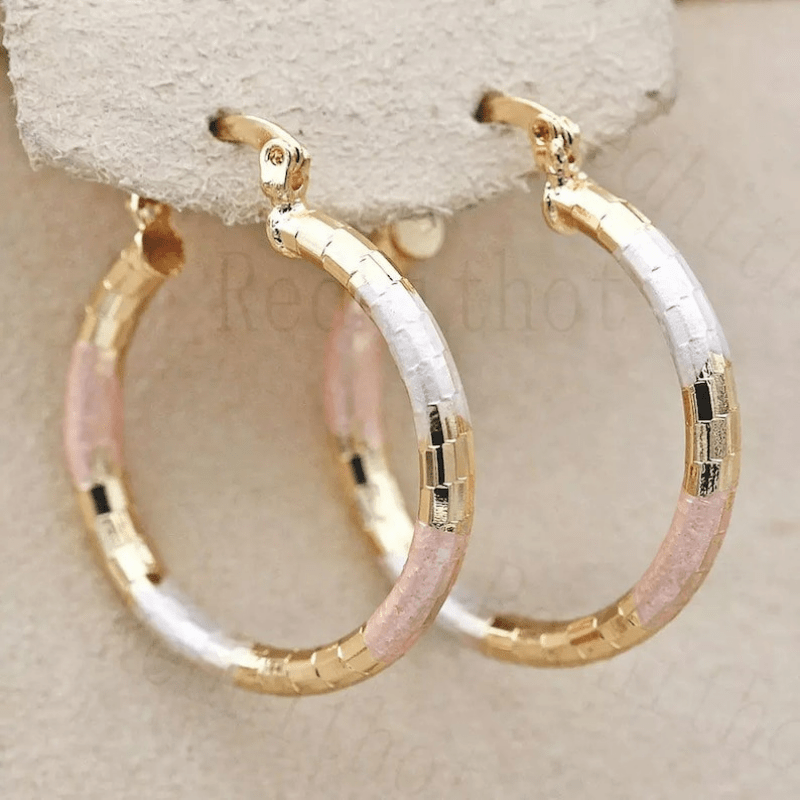 

Bohemian Minimalist Golden Hoop Earrings - Jewelry For Women And Girls - Delicate Gift Idea