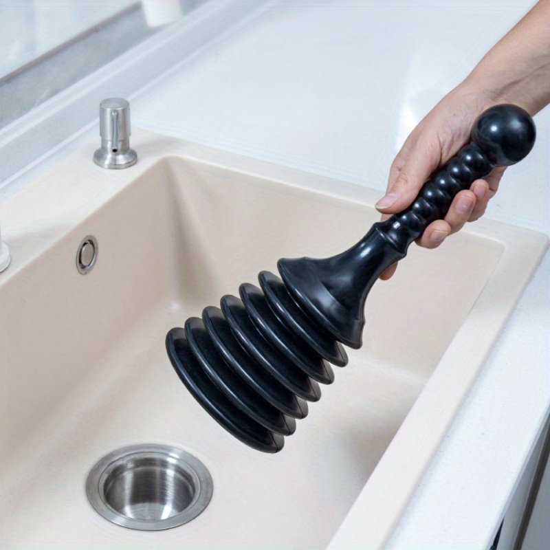 

1pc Heavy-duty Drain Clog Remover - Flexible Pipe Dredging Tool For Kitchen & Bathroom Sewers, Commercial Cleaning Grade