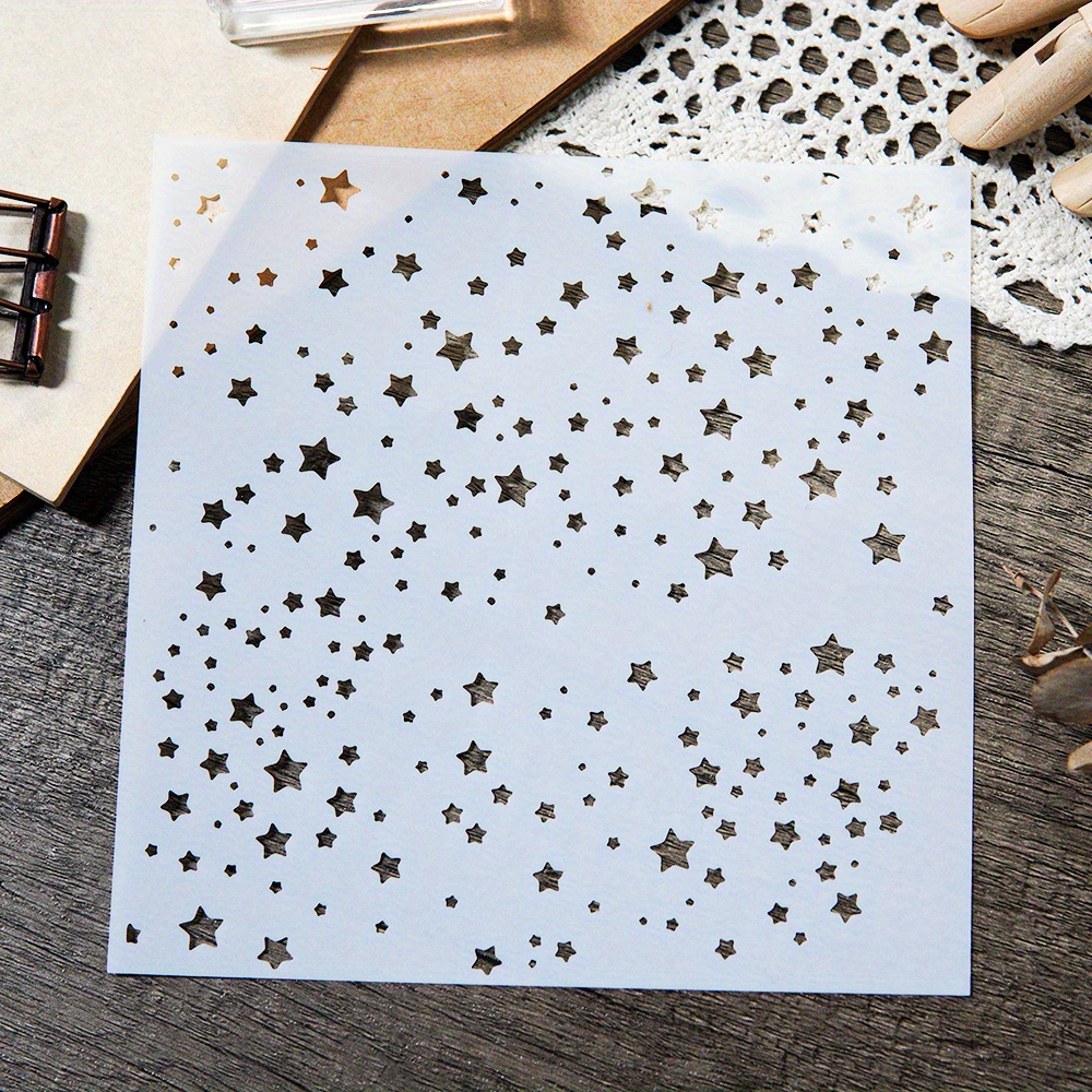 

Reusable Plastic Pattern For Diy Scrapbooking, Album Decorating, And – For , Wood,