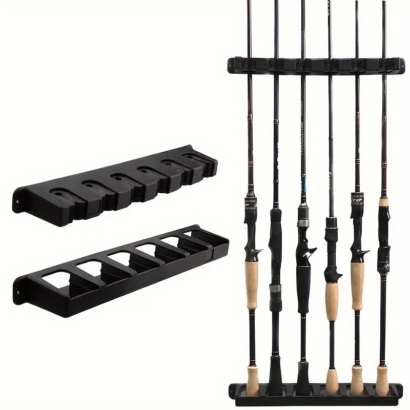 

1pc Fishing Rod Display Rack - Space-saving Wall-mounted Holder For Home, Upright Storage For Fishing Gear, Fishing Rod Holder