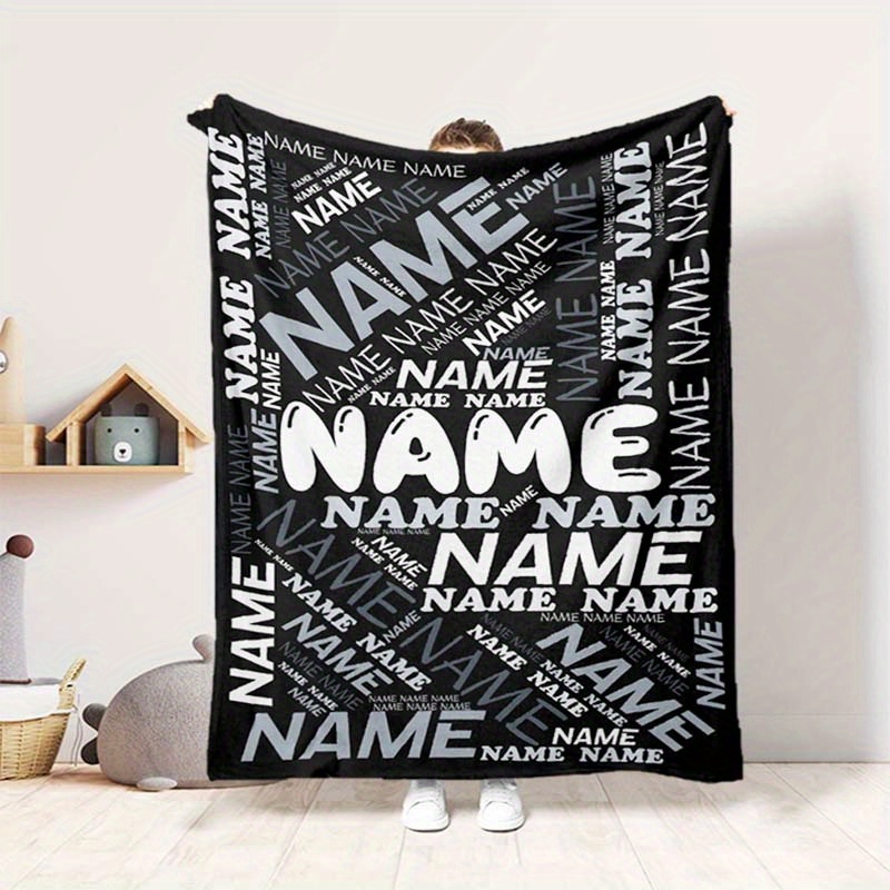 

Personalized Blanket - , Polyester For & Sofa - For Birthdays & 's Day