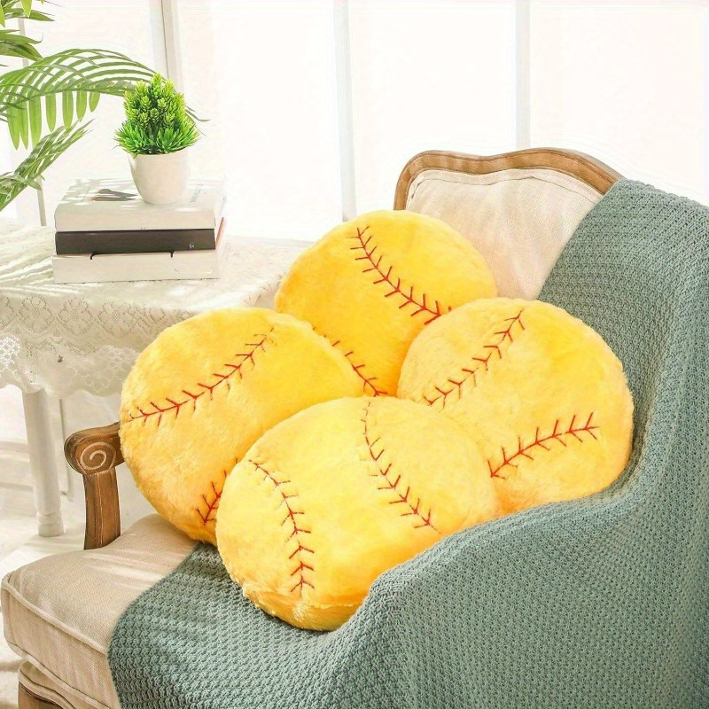 

Mao Baseball Pillow Cushion Sports Pillow Plush Plush Pillow Sports Theme Cushion Home Decoration Ornaments Bedroom Decoration Gifts