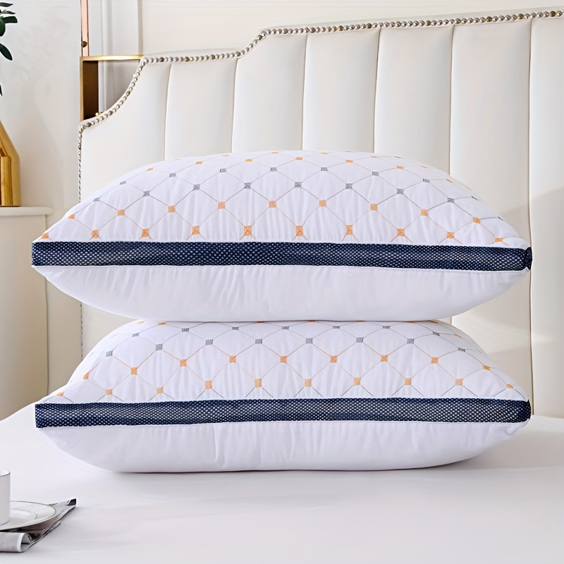 

1 oreiller hypoallergénique pour les dormeurs sur le côté et sur le dos - Soutien du cou, mousse à mémoire de forme moyennement souple, oreiller respirant et lavable