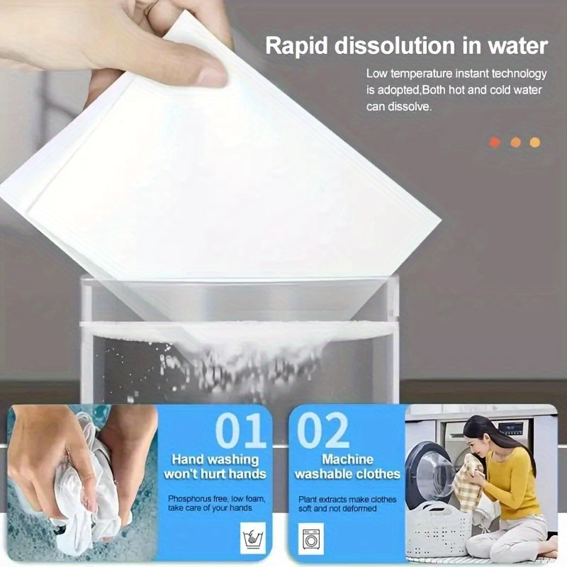   30 120 240 count portable laundry detergent sheets strong decontamination washing machine cleaner no battery needed ideal for underwear   details 1