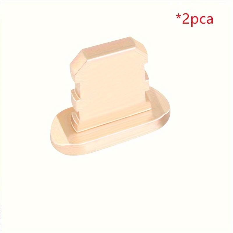 2pcs Of Aluminum Alloy Plugs - Keep Your , , Airpods & Lightning Ports Clean!
