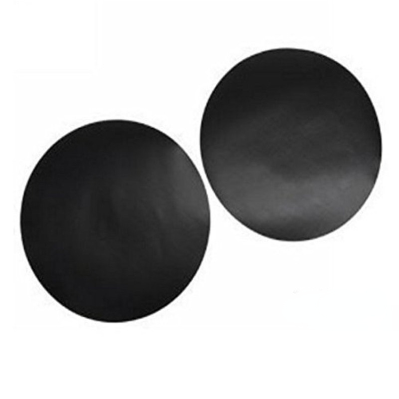 TEMU 2pcs, Bbq Frying Pan Mat, Non-stick Round Heat-resistant Liner, Pot Pad