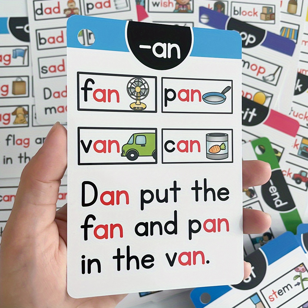 I Can Read Phonics CVC Words Learning Flashcards