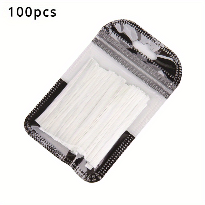 10//100pcs Nail Extension Fiberglass Nail Gel Forms Fiber Manicure Acrylic Nails Extension Tips Nail Tools
