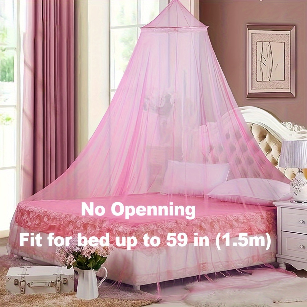 1pc elegant dome mosquito net canopy   multifunctional all bed sizes   camping protection details 0