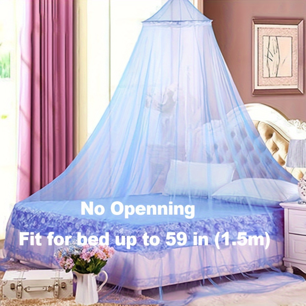 1pc elegant dome mosquito net canopy   multifunctional all bed sizes   camping protection details 2