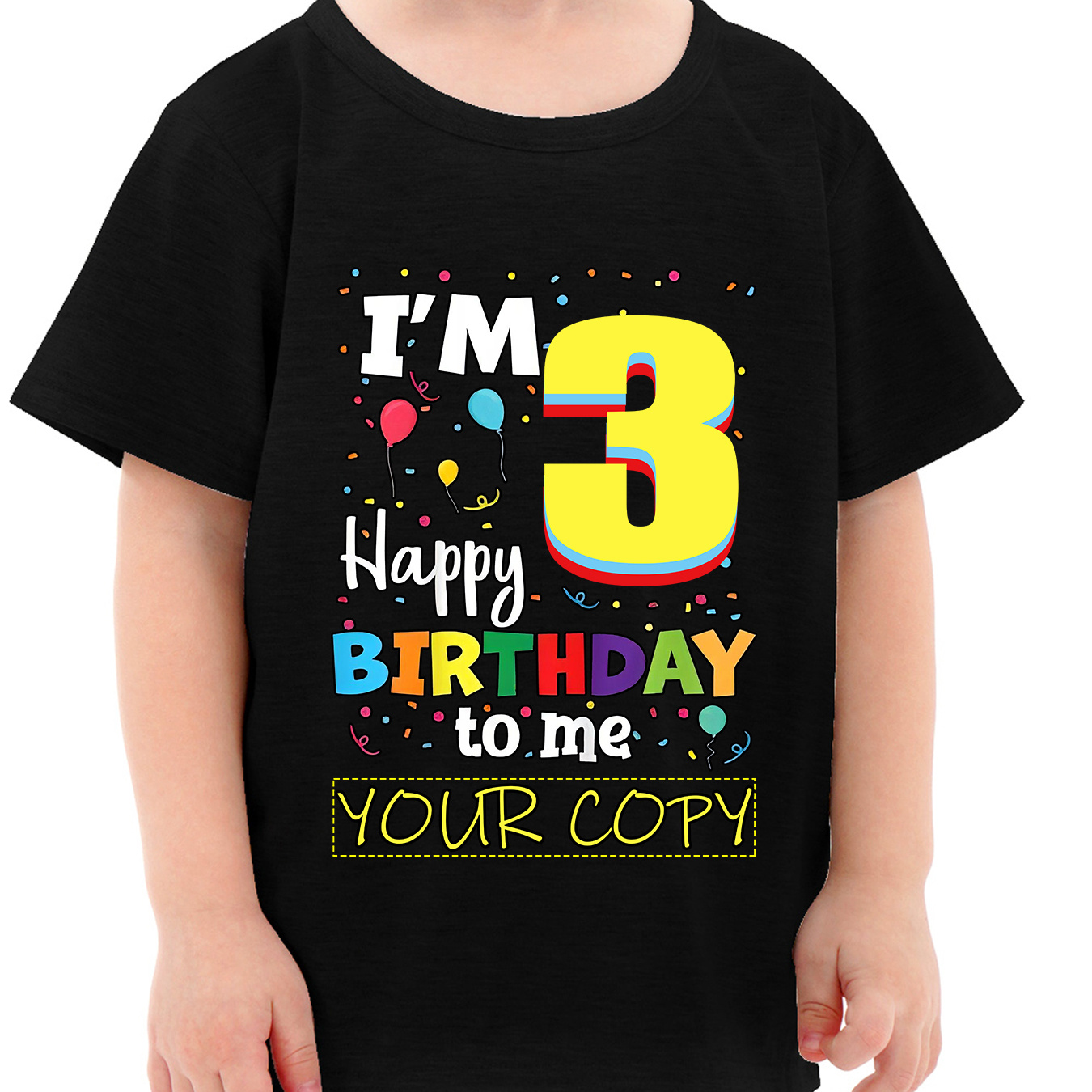 

Birthday Theme Print T-shirt- Engaging Visuals, Casual Short Sleeve T-shirts For Boys - Cool, Lightweight And Comfy Summer Clothes! Boy's Personalized Clothing