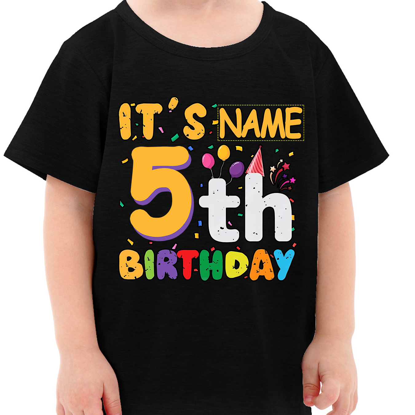 

Birthday Theme Print T-shirt- Engaging Visuals, Casual Short Sleeve T-shirts For Boys - Cool, Lightweight And Comfy Summer Clothes! Boy's Personalized Clothing