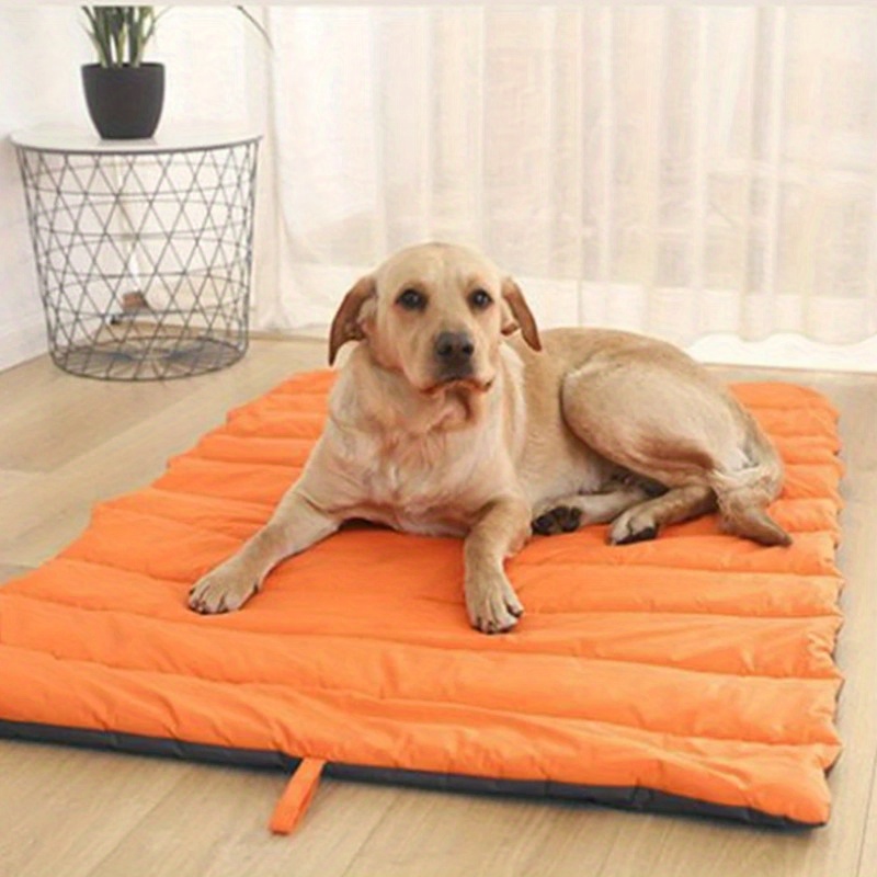 

Waterproof Pet Mat For Large Dogs, Polyester Wear-resistant Pad With Lattice Design, Easy To Clean, Outdoor Dog Kennel Bed, Non-sticky Hair, Cool Ice Pad For Summer