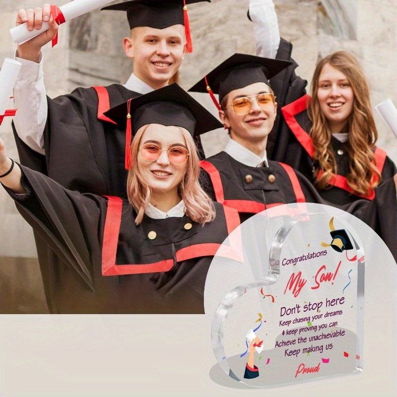 regalo laurea figlio targa ricordo in acrilico Temu Italy