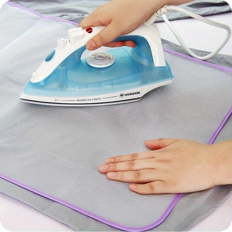 TEMU Random Color Ironing Cloth - Protects Clothing And Board, Insulation Pad For Safe Ironing - Home Accessory