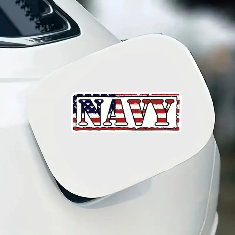 

Premium Usa Navy Vinyl Decal - Matte Finish, Cartoon Design For Cars, Trucks & Laptops, Easy Stick-on, Durable Outdoor Use