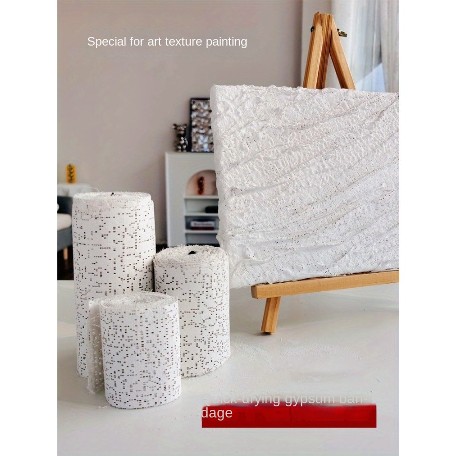 

Quick-dry Plaster Bandage For Diy Sculpting, Model Making & Texture Art - Cotton Material