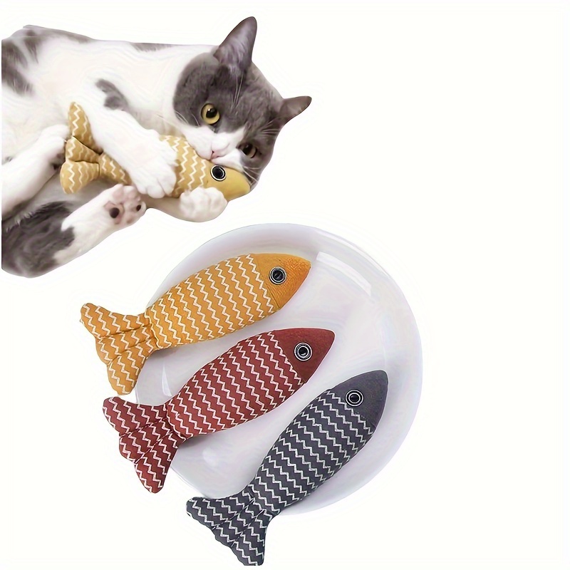 Cat Toys Fishing Rods Tease Cats Fish Toy Cats Experience - Temu