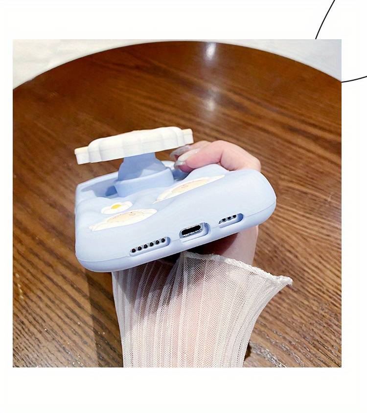 IPhone 11-15 Serisi Için Tutuculu, Şık, Koruyucu ve Hafif Trendy Koyun Tasarımı Koruyucu Kılıf ayrıntılar 4