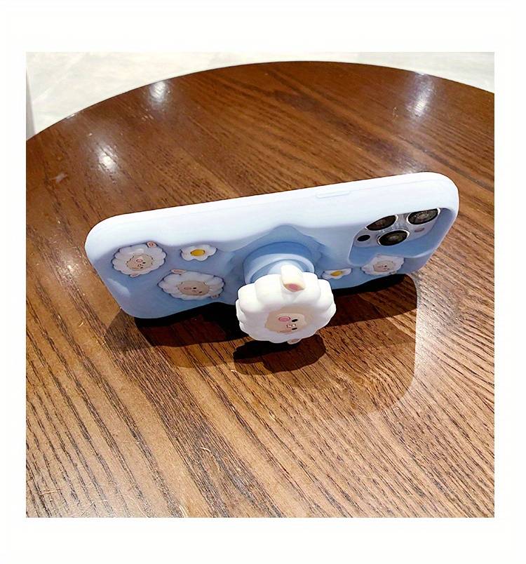 IPhone 11-15 Serisi Için Tutuculu, Şık, Koruyucu ve Hafif Trendy Koyun Tasarımı Koruyucu Kılıf ayrıntılar 6