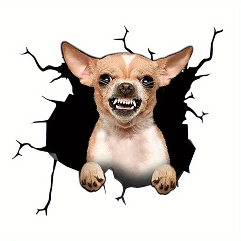 

Chihuahua Vinyl Decal - , Glossy For Laptops, Trucks, Motorcycles & More | , Single-use Cartoon Design, Chihuahua, Decal, Glossy Vinyl, Easy To Apply