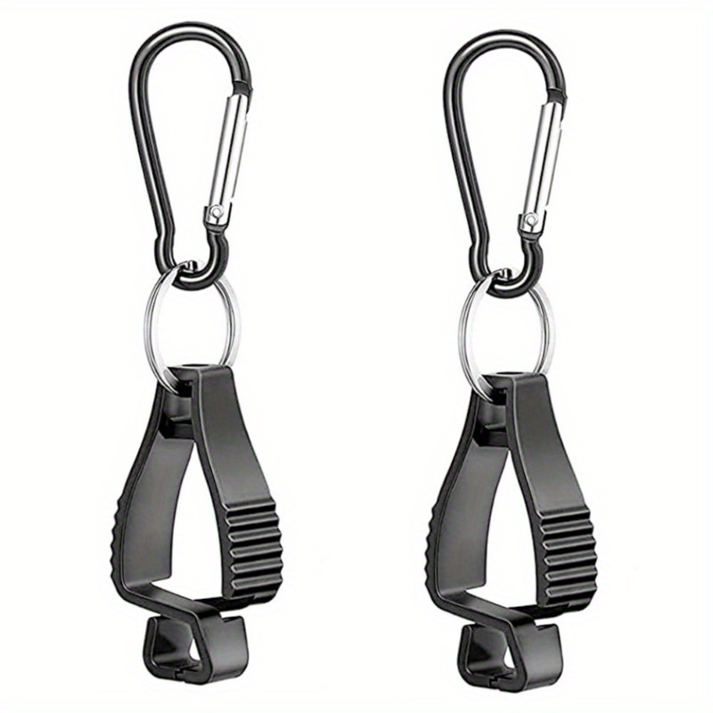 TEMU Heavy Duty Glove Grabber Clips, Work Safety Holder Keeper, Anti Lost Grabber Catcher With Carabiner, Labor Protection Hardware Belt Clip For