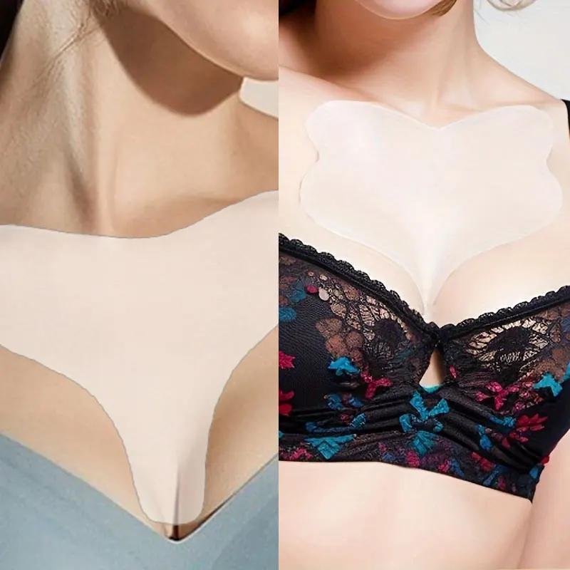 2pcs/set Facial Care & Masks, Lip Care, Transparent Bust Cover, Transparent -shape Bust Cover