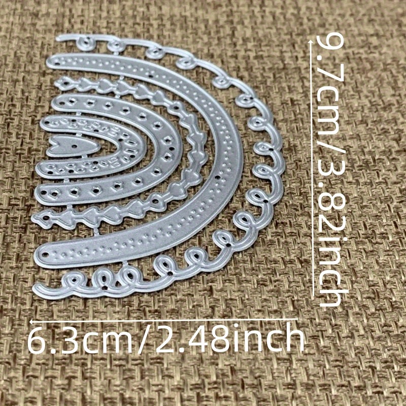 1pc New Rainbow Decoration Metal Cutting Dies Stencils For Diy Scrapbooking Decorative Handcraft Die Cutting Template Mold