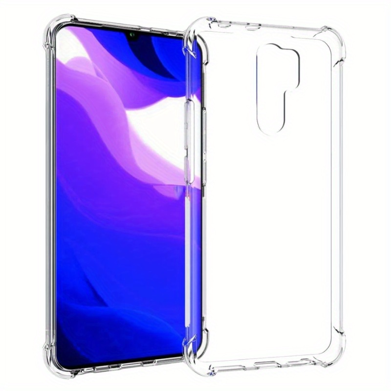 

Tpu Shockproof Silicone Case For Xiaomi Redmi 8/8a/9a/9c Nfc And Note 8/9 Pro Max/8t/9t - Clear Soft Protective Phone Cover With Enhanced Corner Protection