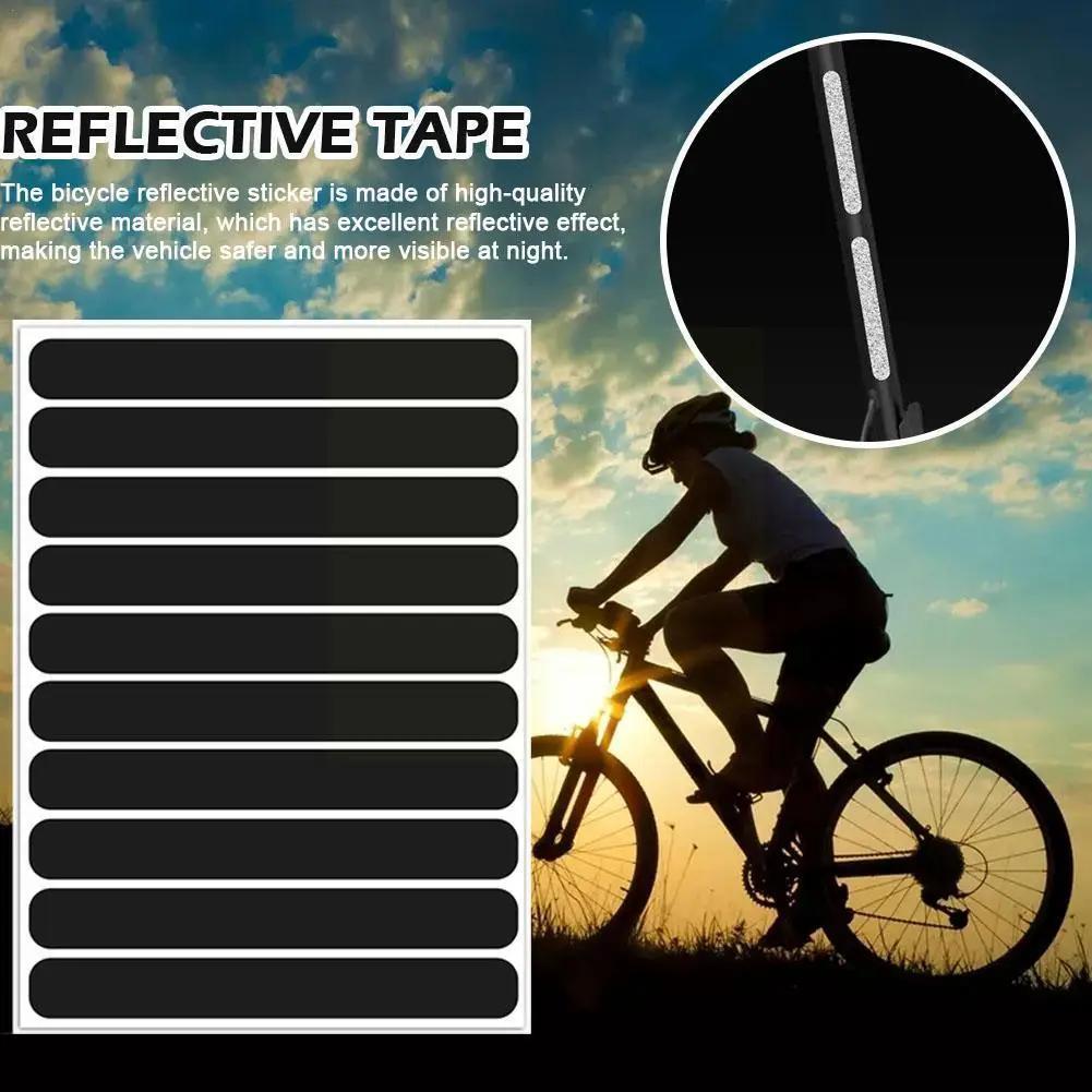 42pcs Reflective Stickers Set for Bike Helmet, Bicycle, Wheelchairs
