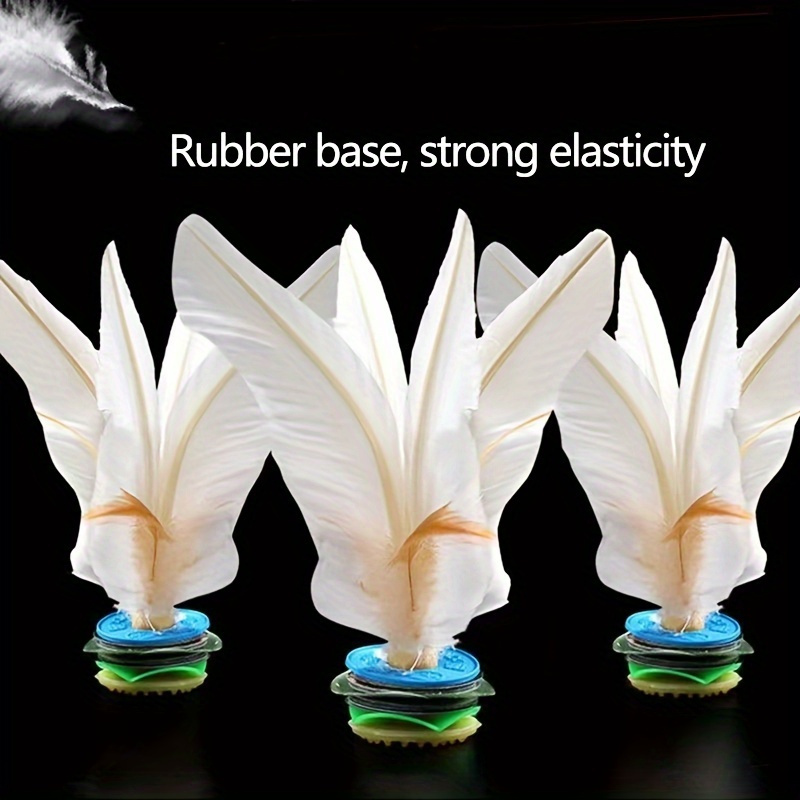 

1pc Rubber Feather Kick Shuttlecock - Chinese Jianzi Toy For Outdoor Sports Fitness, Uncharged