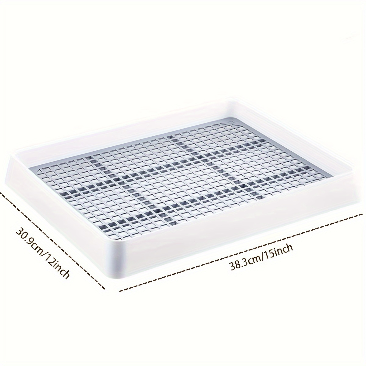 4er Set Kaninchenklo-Schutz – Transparente PVC-Seitenwände, Faltbar, Leicht Zu Reinigen