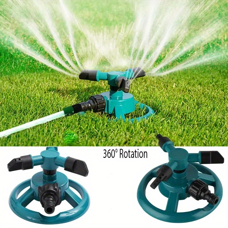 

1pc, Sprinkler Nozzle 360 Degree Automatic Rotating Water Spray For Garden Lawn Automatic Sprinkler Garden Watering Irrigation Supplies